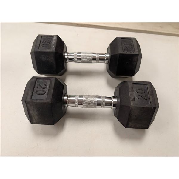 PAIRE D'HALTÈRE 20LBS