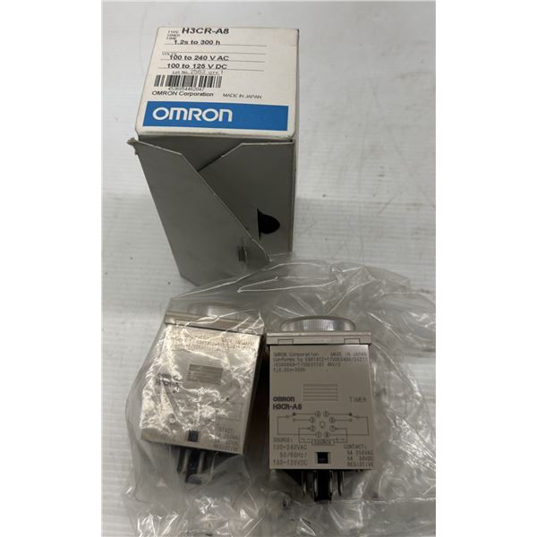(3) Omron #H3CR-A8 Timers