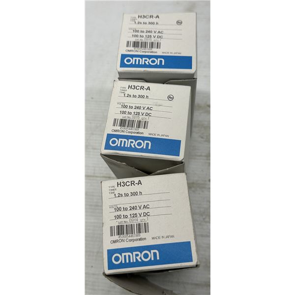 (3) Omron #H3CR-A Timers