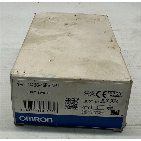 Omron #D4BS-45FS-NPT Limit Switch