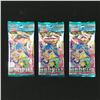 Image 1 : LOT OF 3 SEALED POKEMON PACKS