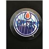 Image 1 : CONNOR MCDAVID AND WAYNE GRETZKY SIGNED OILERS PUCK GCG COA