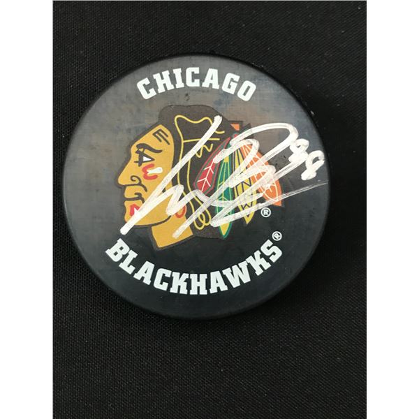 CONNOR BEDARD SIGNED HOCKEY PUCK GCG COA