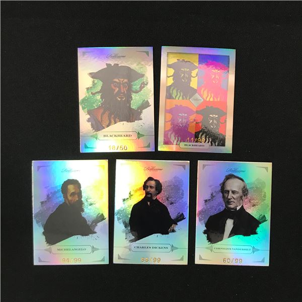 LOT OF 5 LIMITED KEEPSAKE EDITION TRADING CARDS /99