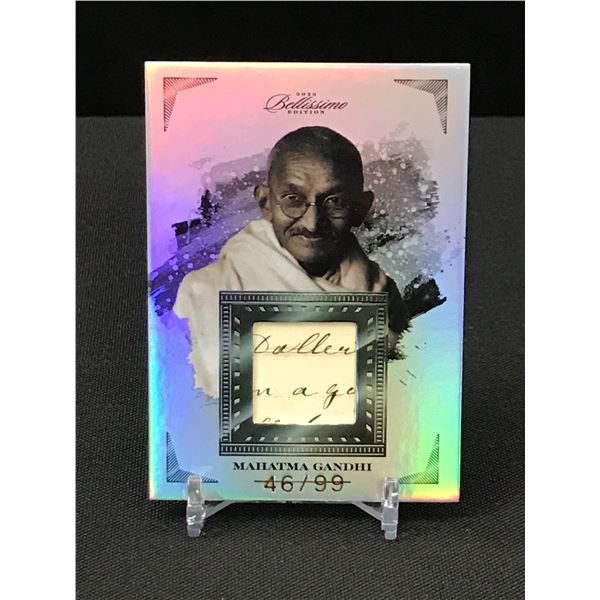 MAHATMA GANDHI KEEPSAKE EDITION TRADING CARD WITH ORIGINAL WRITTEN WORDS 46/99