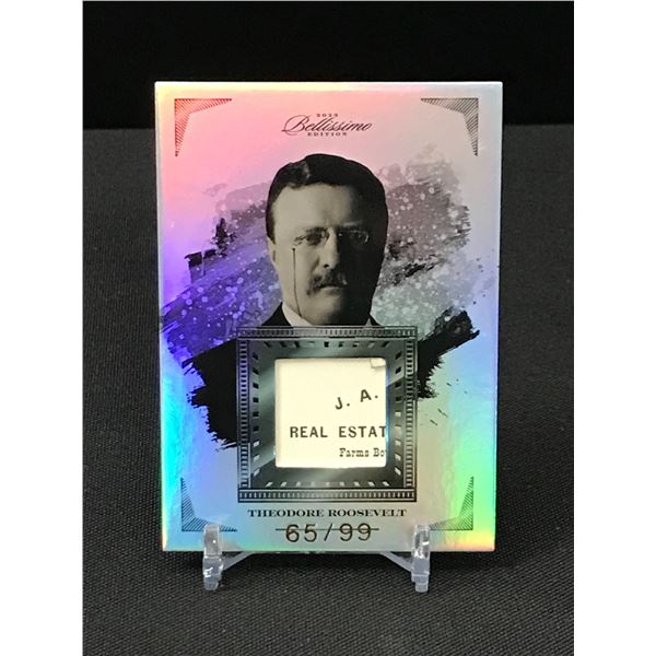 THEODORE ROOSEVELT LIMITED EDITION KEEPSAKE TRADING CARD 65/99