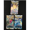 Image 1 : LOT OF 3 POKEMON SILVER TEMPEST SEALED PACKS