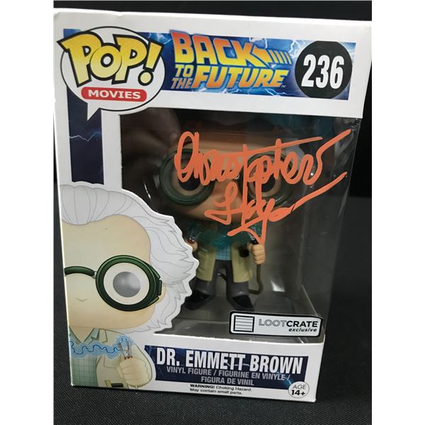 CHRISTOPHER LLOYD SIGNED FUNKO POP - WWOC COA
