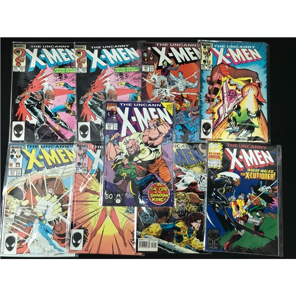 LOT OF 9 X-MEN COMICS (MARVEL COMICS)