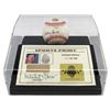 Image 1 : LTD EDITION BOB GIBSON SIGNED THUMBPRINT BASEBALL DISPLAY BECKETT LOA