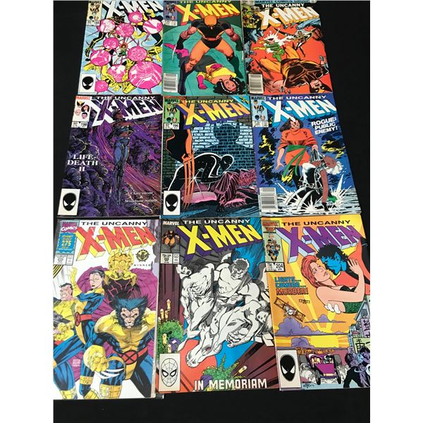 LOT OF 9 X-MEN COMICS (MARVEL COMICS)