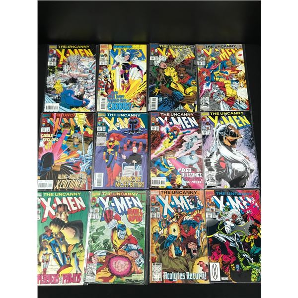 LOT OF 12 X-MEN COMICS (MARVEL COMICS)