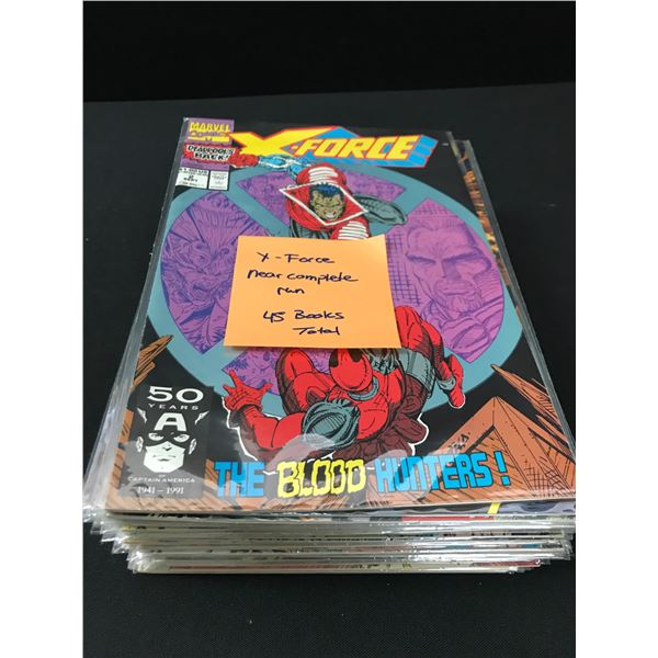 X-FACTOR NEAR COMPLETE RUN 45 COMICS