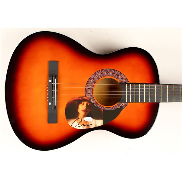 ARIANA GRANDE SIGNED GUITAR JSA COA