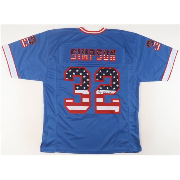 OJ SIMPSON SIGNED JERSEY JSA COA