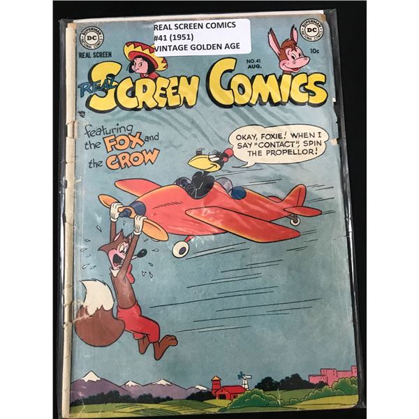 REAL SCREEN COMICS #41 - DC COMICS