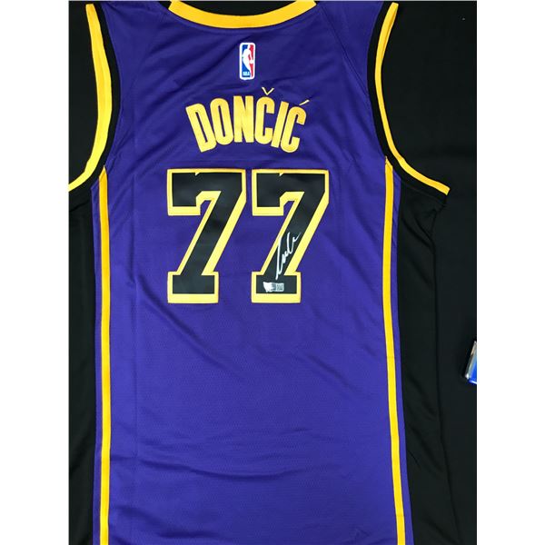 LUKA DONCIC SIGNED LOS ANGELES LAKERS JERSEY - ACE COA