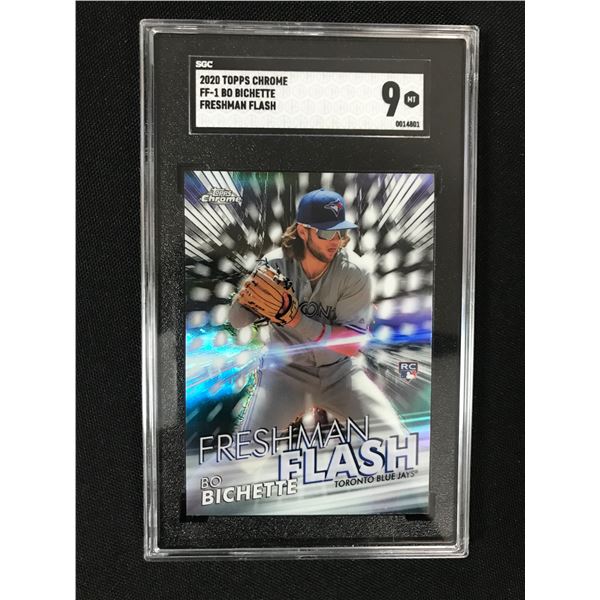 2020 TOPPS CHROME BO BICHETTE FRESHMAN FLASH - SGC GRADE 9