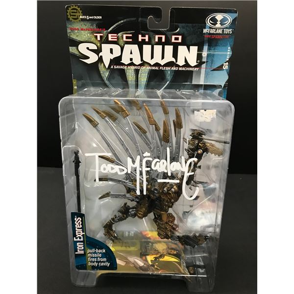 TODD MACFARLANE SIGNED SPAWN ACTION FIGURE