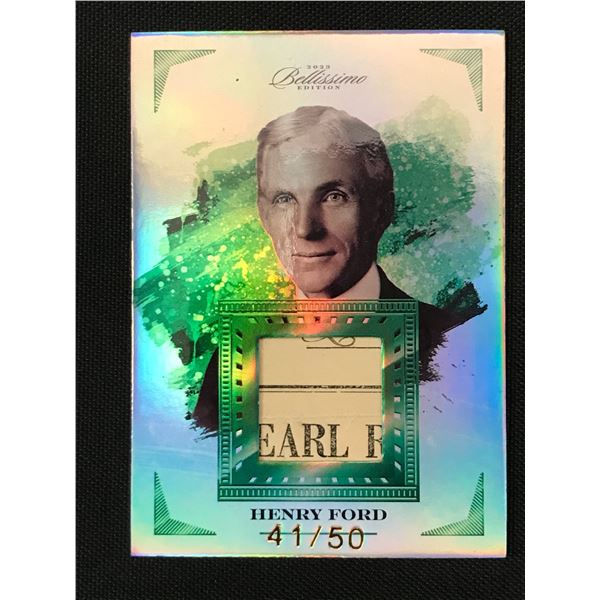 2023 BELLISIMO EDITION NO.88 HENRY FORD AUTHENTICS RELIC 41/50
