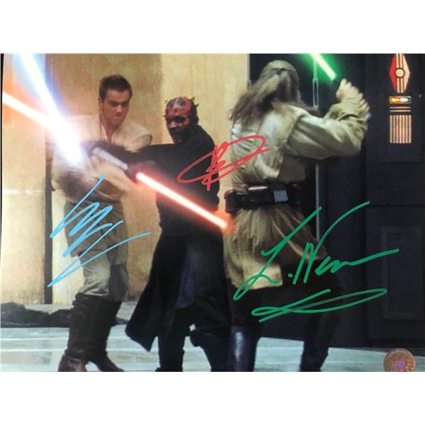 MCGREGOR , PARK AND NEESON SIGNED 8X10 PHOTO KB AUTHENTICS COA