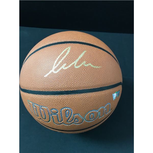 LUKA DONCIC SIGNED WILSON BASKETBALL WITH COA