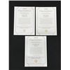 Image 2 : LOT OF 3 AUTHENTICS RELIC TRADING CARDS