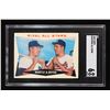 Image 1 : 1960 TOPPS RIVALS ALL STARS TRADING CARD MANTLE & BOYER SGC GRADE 6