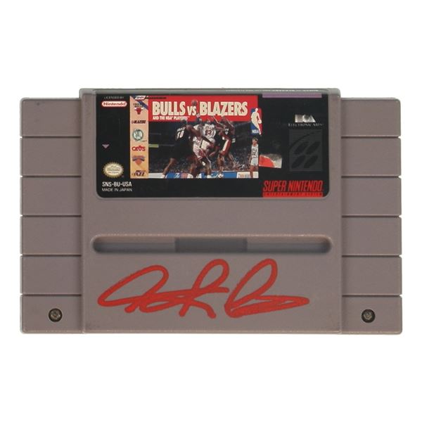 DENNIS RODMAN SIGNED SUPER NINTENDO VIDEO GAME (PIA COA)
