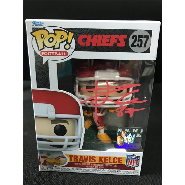 TRAVIS KELCE SIGNED FUNKO POP! ACE COA