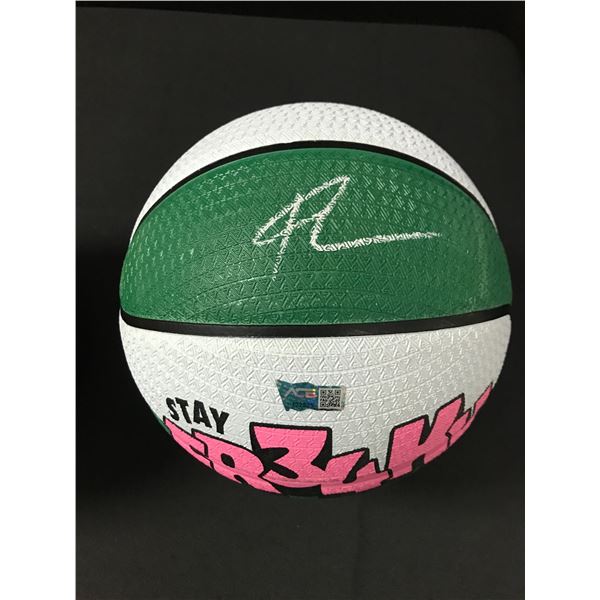 GIANNIS ANTETOKOUNMPO SIGNED GRAFFITI BASKETBALL WITH COA