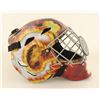 Image 3 : MIKE VERNON SIGNED CALGARY FLAMES FULL SIZE GOALIE MASK (SCHWARTZ COA)
