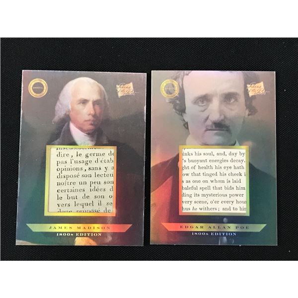 LOT OF 2 AUTHENTICS RELIC TRADING CARDS