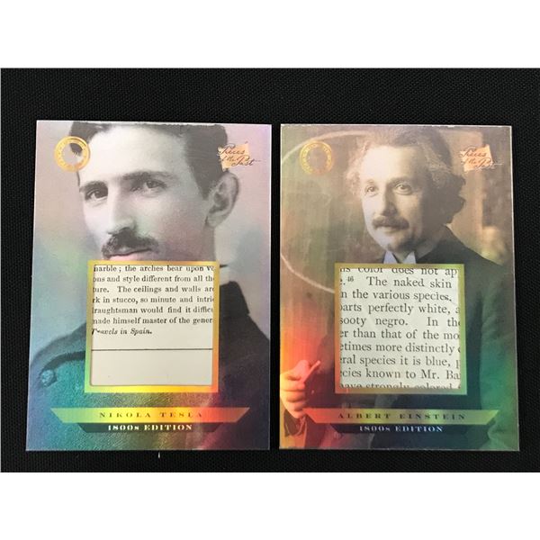 LOT OF 2 AUTHENTICS RELIC TRADING CARDS
