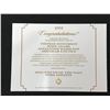 Image 2 : 2024 PIECES OF THE PAST NO.192 JEFFERSON.ADAMS,HAMILTON AND LINCOLN AUTHENTIC RELIC