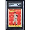 Image 1 : 1958 TOPPS NO.487 MICKEY MANTLE ALL STAR SGC GRADED 4.5