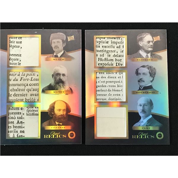 LOT OF 2 2024 PIECES OF THE PAST TRADING CARDS