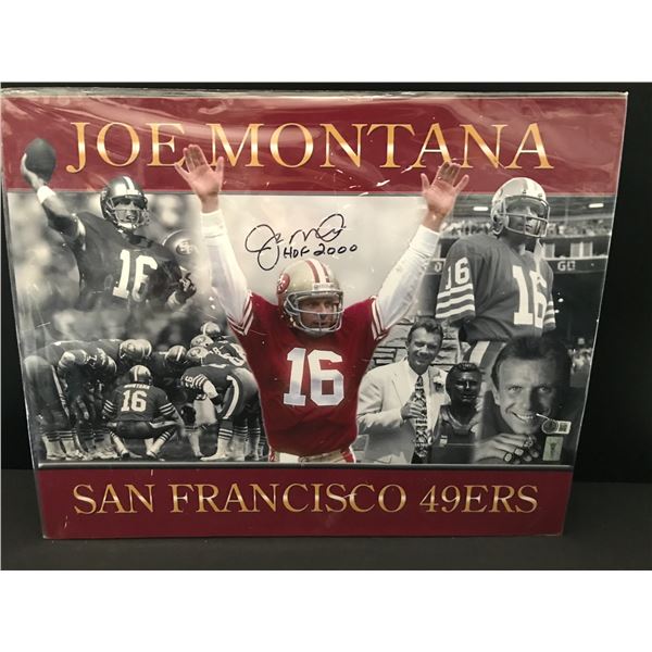 JOR MONTANA SIGNED 16X10 PHOTO BECKETT COA