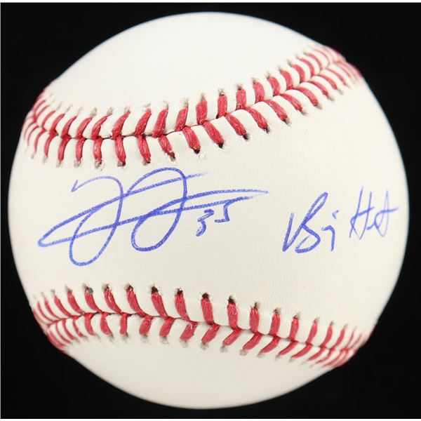 FRANK THOMAS SIGNED BASEBALL INSCRIBED BIG HURT (BECKETT COA)