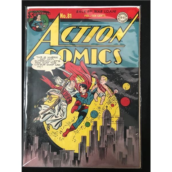 DC COMICS NO.81 ACTION COMICS