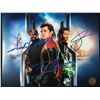 Image 1 : TRIPLE SIGNED SPIDERMAN 8X10 HOLLAND, JACKSON AND GYLLENHAAL - KB COA