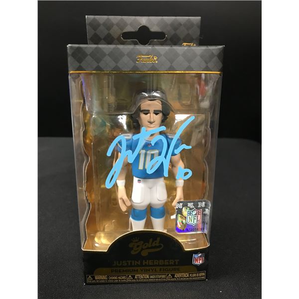 JUSTIN HERBERT SIGNED  FUNKO POP WITH COA
