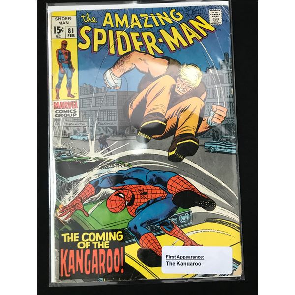 MARVEL COMICS NO.81 THE AMAZING SPIDERMAN