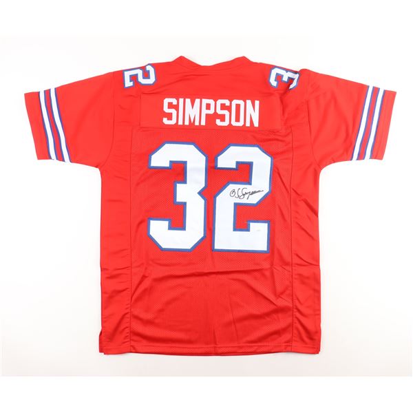 OJ SIMPSON SIGNED BUFFALO BILLS JERSEY - JSA COA