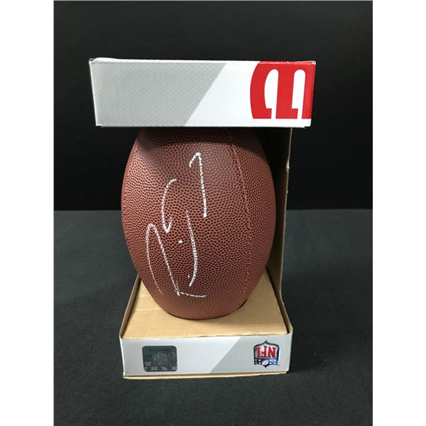 PATRICK MAHOMES SIGNED FOOTBALL ACE COA