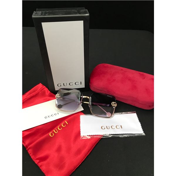 BNIB GUCCI SUNGLASSES WITH BOX AND ACCESSORIES