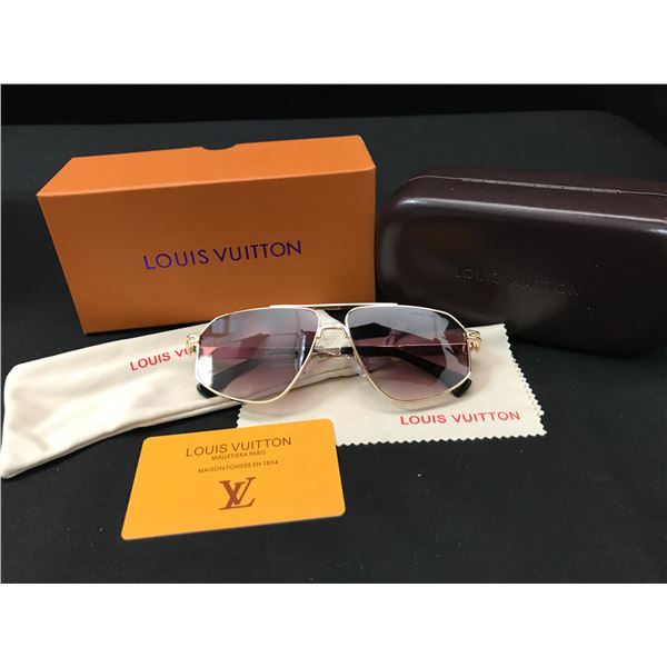 BNIB LOIS VUITTON SUNGLASSES WITH BOX AND ACCESSORIES