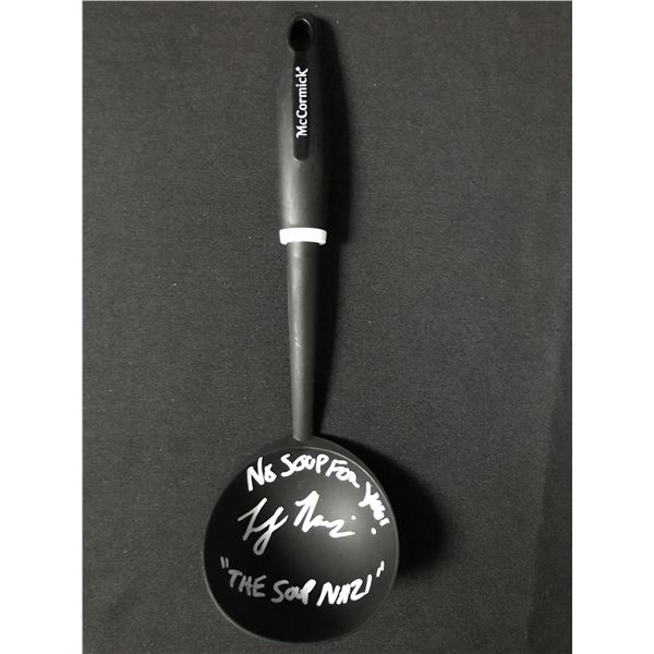 LARRY THOMAS SIGNED 'THE SOUP NAZI' SPOON WITH COA