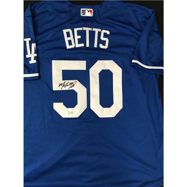 MOOKIE BETTS SIGNED LOS ANGLES DODGERS JERSEY - ACE COA