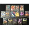 Image 1 : LOT OF 15 BLACK POKEMON CARDS